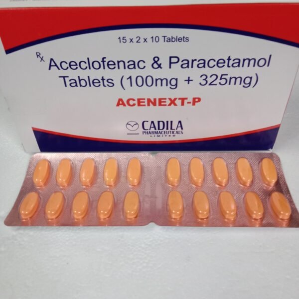ACENEXT P TABLET ACECLOFENAC & PARACETAMOL TABLET
